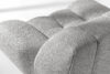 VENA Fotel i puf zestaw w stylu japandi jasny szary jasny szary - zdjęcie 9