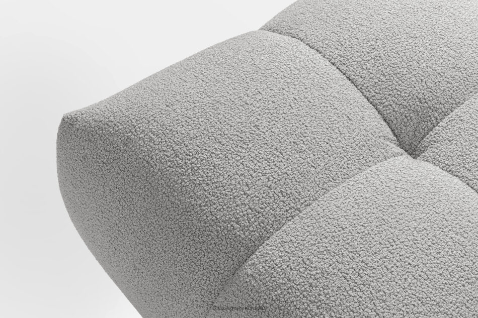 VENA Fotel i puf zestaw w stylu japandi jasny szary jasny szary - zdjęcie 12