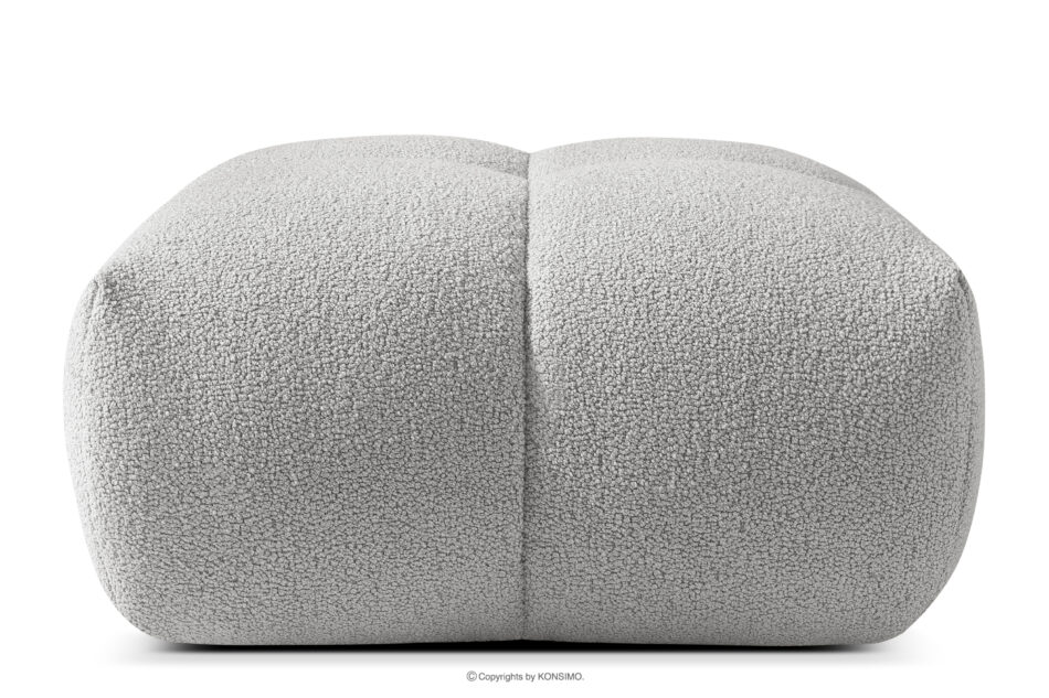 VENA Komplet mebli sofa fotel puf w stylu japandi jasny szary jasny szary - zdjęcie 14