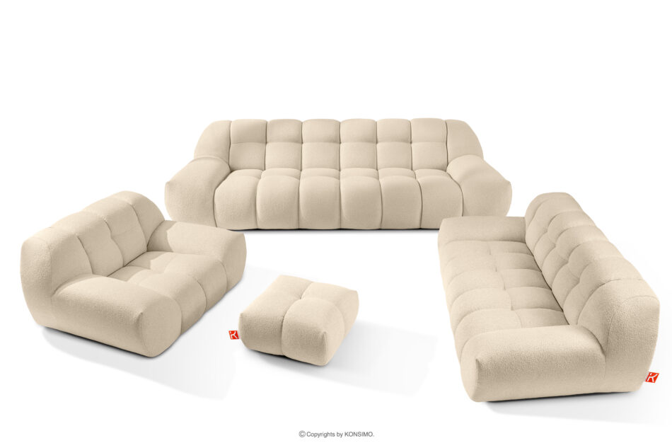 VENA Meble wypoczynkowe do salonu jasny beżowy jasny beżowy - zdjęcie 0