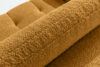 RAVIA Narożnik z pikowaniem w stylu japandi boucle prawy miodowy miodowy - zdjęcie 11