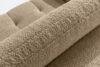 RAVIA Narożnik z pikowaniem w stylu japandi boucle prawy beżowy beżowy - zdjęcie 11