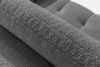 RAVIA Narożnik z pikowaniem w stylu japandi boucle lewy ciemny szary ciemny szary - zdjęcie 12