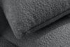 RAVIA Narożnik z pikowaniem w stylu japandi boucle lewy ciemny szary ciemny szary - zdjęcie 13