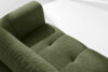 RAVIA Narożnik z pikowaniem w stylu japandi boucle lewy oliwkowy oliwkowy - zdjęcie 10
