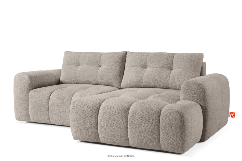 RAVIA Zestaw wypoczynkowy w stylu japandi boucle szary szary - zdjęcie 5