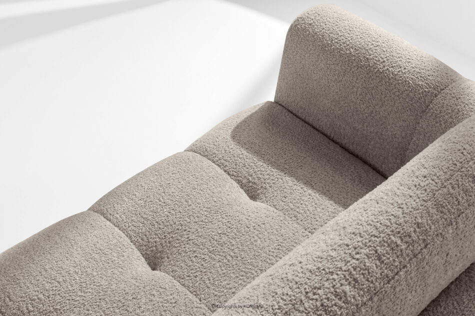 RAVIA Zestaw wypoczynkowy w stylu japandi boucle szary szary - zdjęcie 10