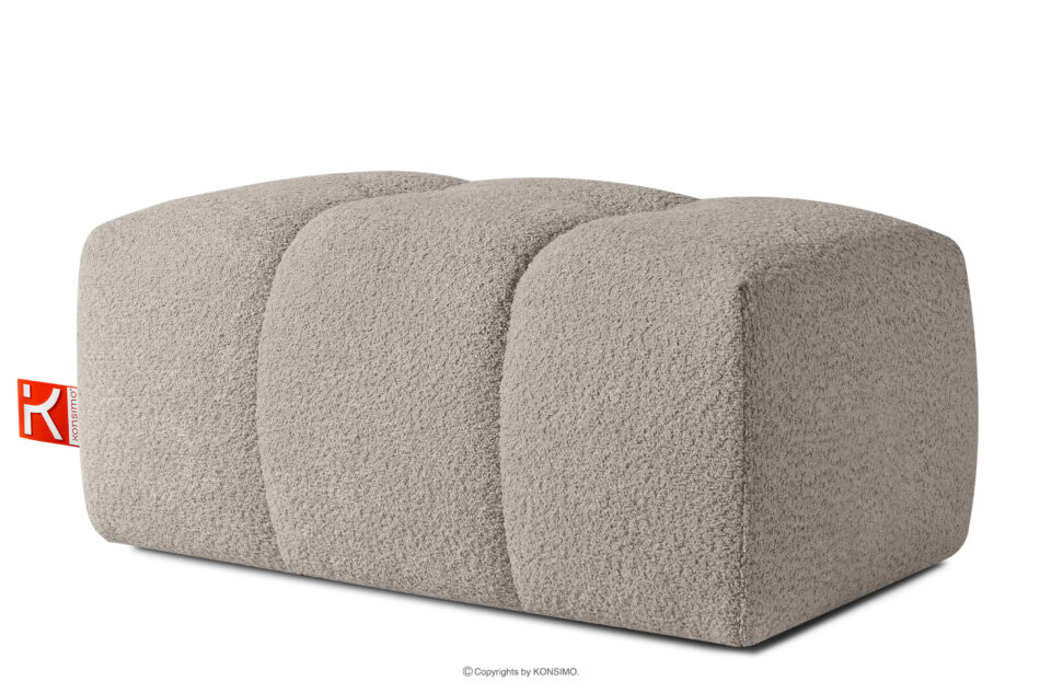 RAVIA Zestaw wypoczynkowy w stylu japandi boucle szary szary - zdjęcie 18