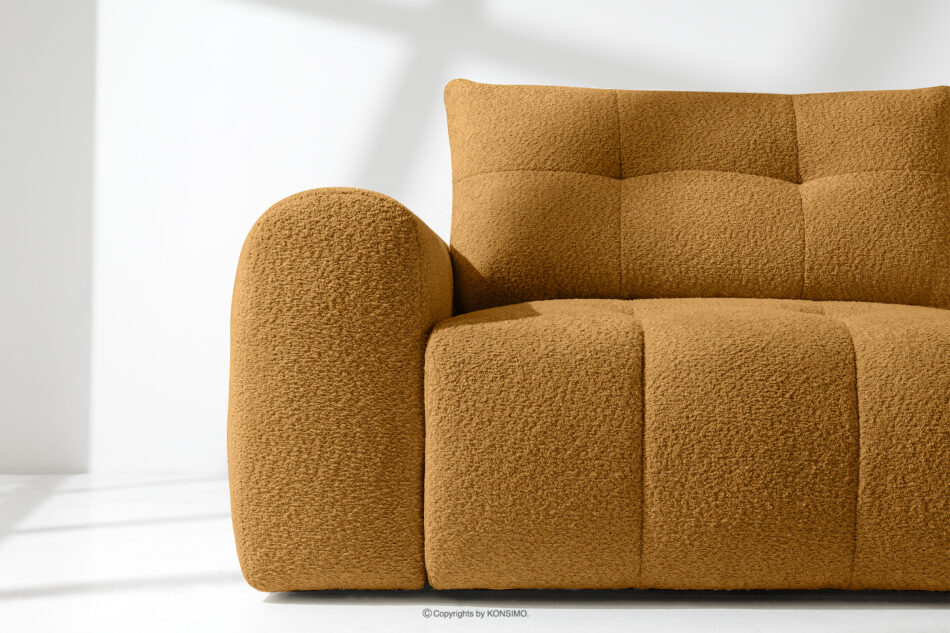 RAVIA Zestaw wypoczynkowy w stylu japandi boucle miodowy miodowy - zdjęcie 9