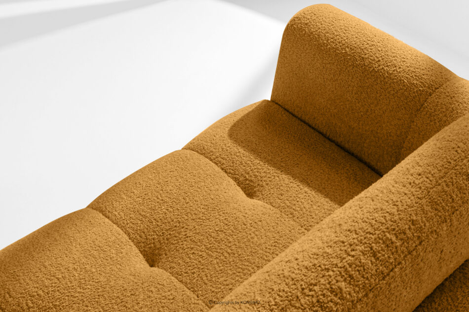 RAVIA Zestaw wypoczynkowy w stylu japandi boucle miodowy miodowy - zdjęcie 10