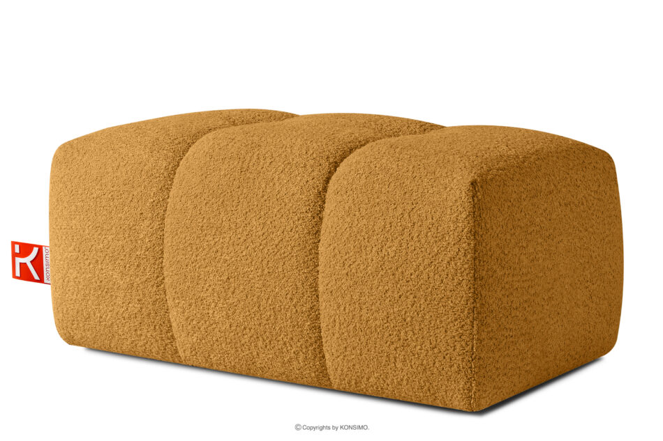 RAVIA Zestaw wypoczynkowy w stylu japandi boucle miodowy miodowy - zdjęcie 18