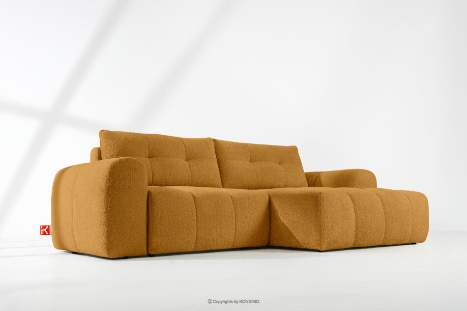 RAVIA Zestaw wypoczynkowy w stylu japandi boucle miodowy miodowy - zdjęcie 22