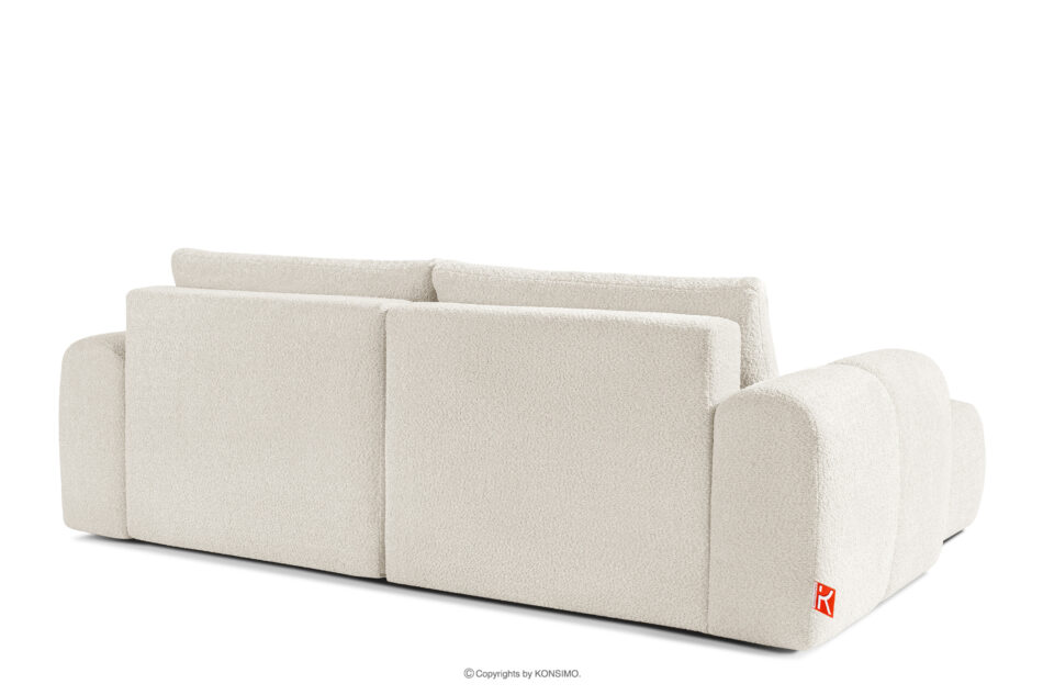 RAVIA Zestaw wypoczynkowy w stylu japandi boucle biały biały - zdjęcie 7