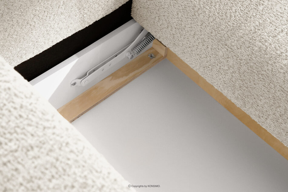 RAVIA Zestaw wypoczynkowy w stylu japandi boucle biały biały - zdjęcie 16