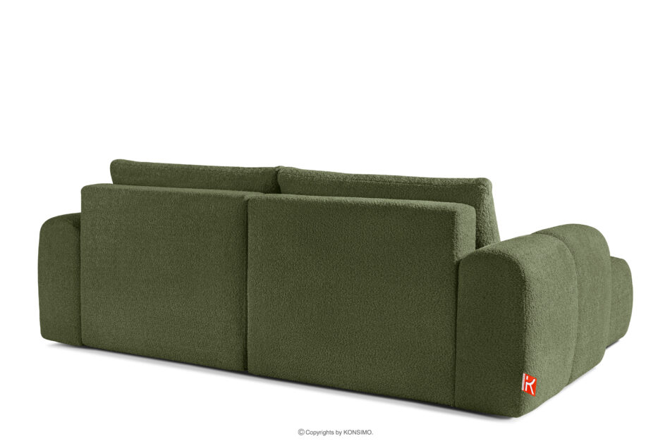 RAVIA Zestaw wypoczynkowy w stylu japandi boucle oliwkowy oliwkowy - zdjęcie 7