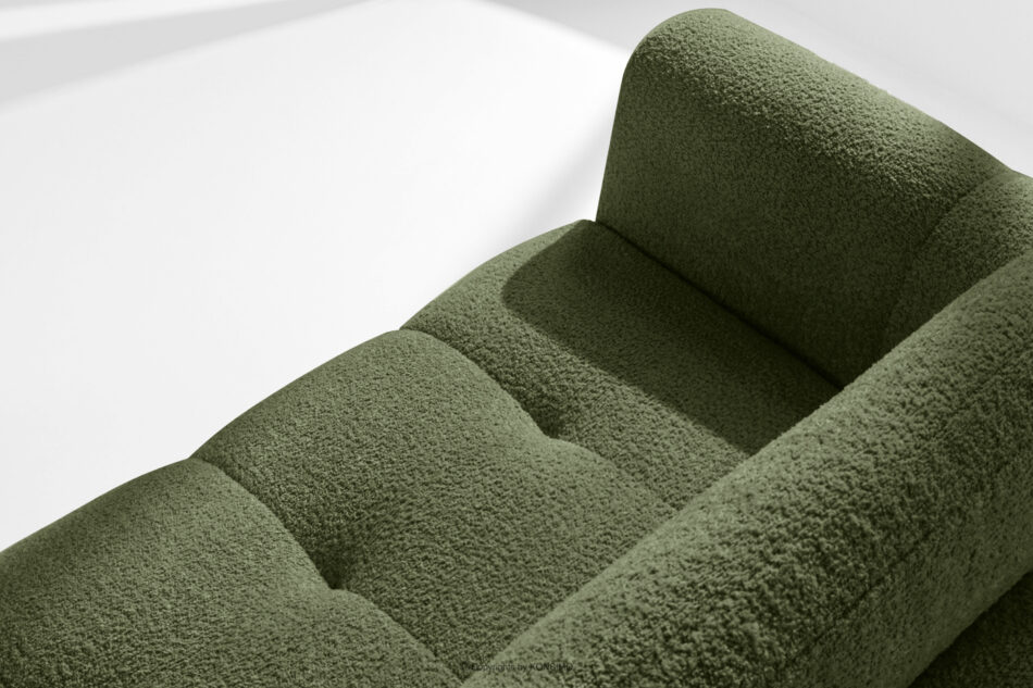 RAVIA Zestaw wypoczynkowy w stylu japandi boucle oliwkowy oliwkowy - zdjęcie 10