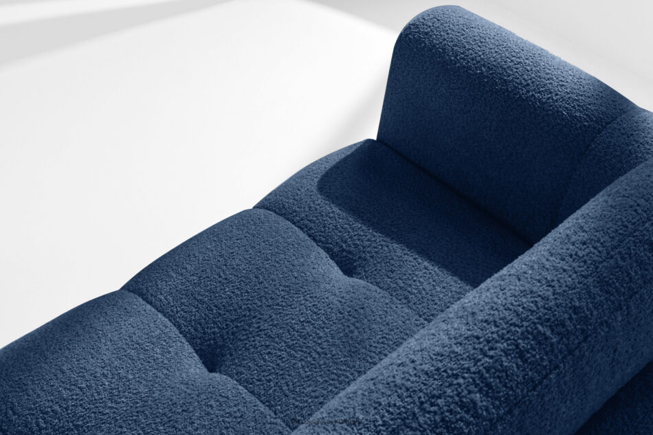 RAVIA Zestaw wypoczynkowy w stylu japandi boucle granatowy granatowy - zdjęcie 10