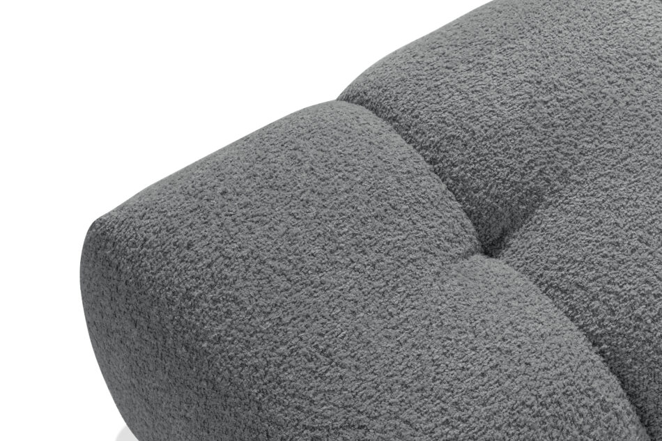 RAVIA Zestaw wypoczynkowy do salonu w stylu japandi boucle ciemny szary ciemny szary - zdjęcie 19