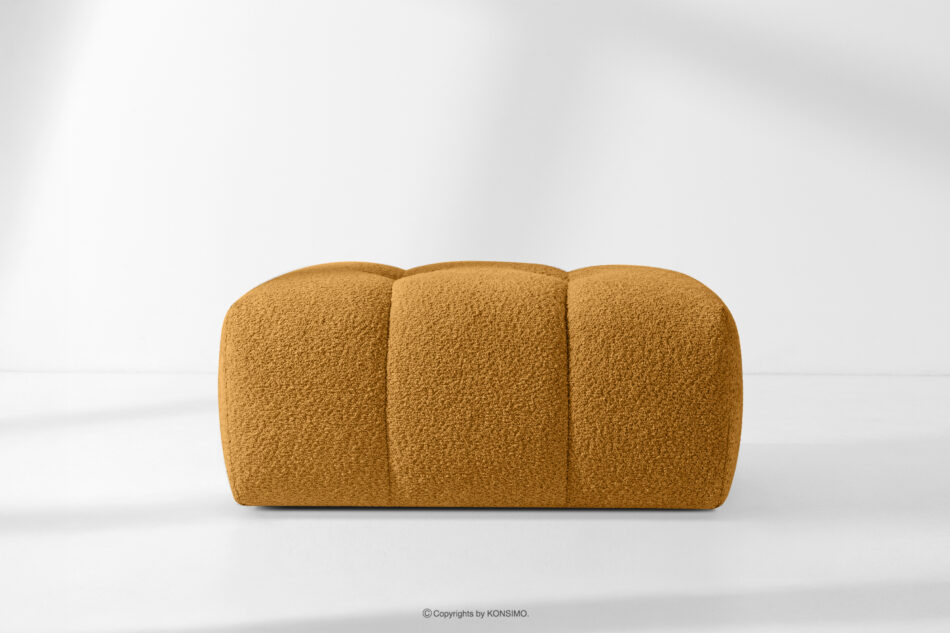 RAVIA Zestaw wypoczynkowy do salonu w stylu japandi boucle miodowy miodowy - zdjęcie 23