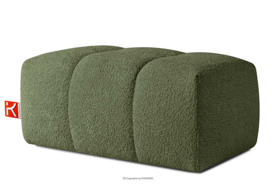 RAVIA Zestaw wypoczynkowy do salonu w stylu japandi boucle oliwkowy oliwkowy - zdjęcie 18