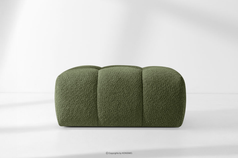 RAVIA Zestaw wypoczynkowy do salonu w stylu japandi boucle oliwkowy oliwkowy - zdjęcie 23