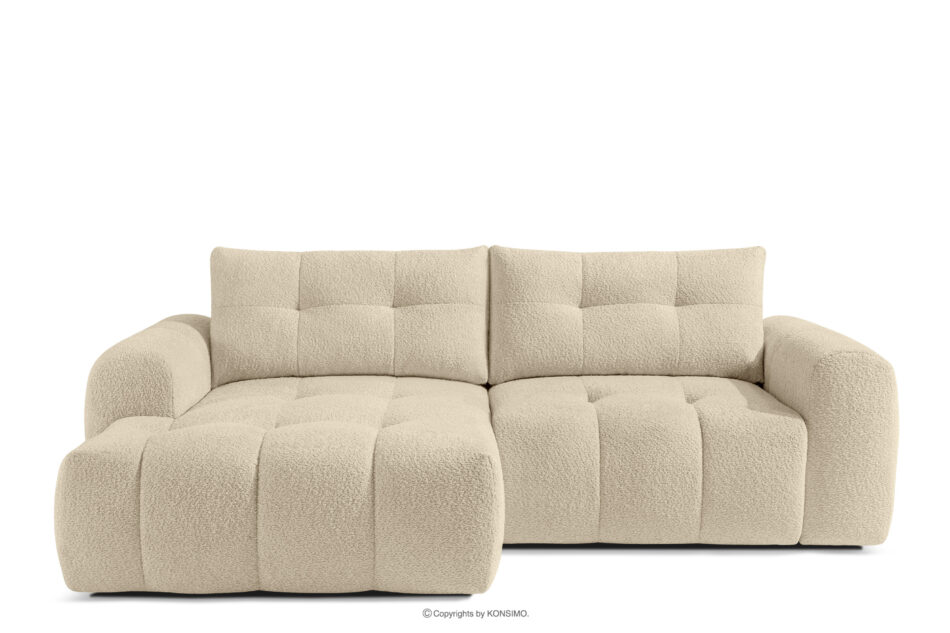 RAVIA Zestaw wypoczynkowy do salonu w stylu japandi boucle jasny beżowy jasny beżowy - zdjęcie 4