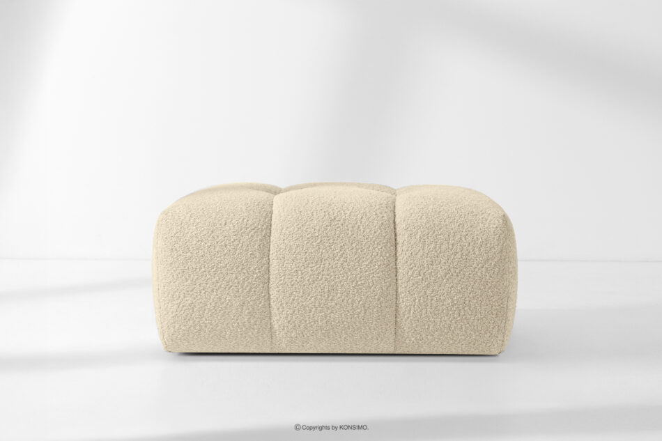 RAVIA Zestaw wypoczynkowy do salonu w stylu japandi boucle jasny beżowy jasny beżowy - zdjęcie 23