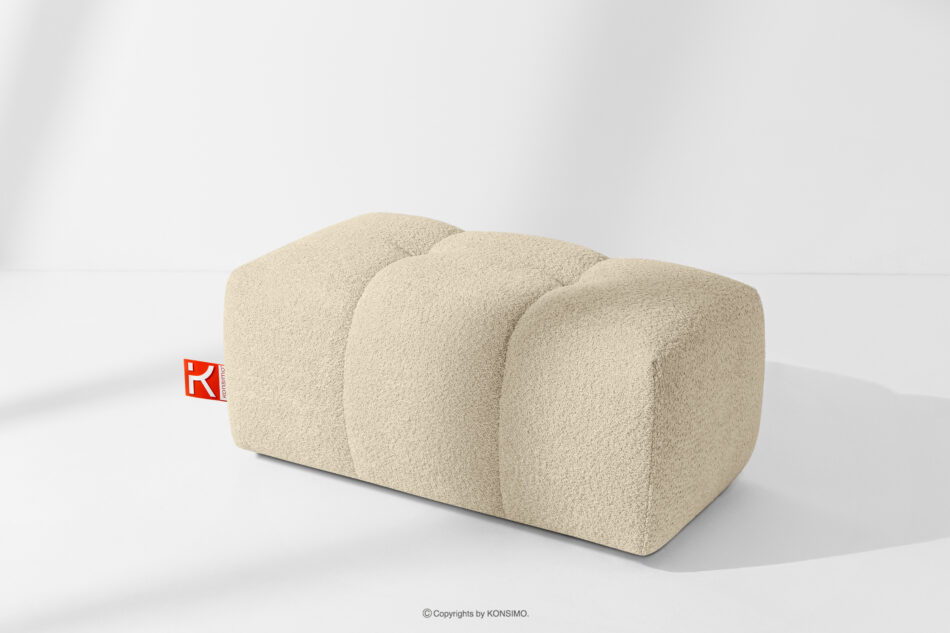 RAVIA Zestaw wypoczynkowy do salonu w stylu japandi boucle jasny beżowy jasny beżowy - zdjęcie 24