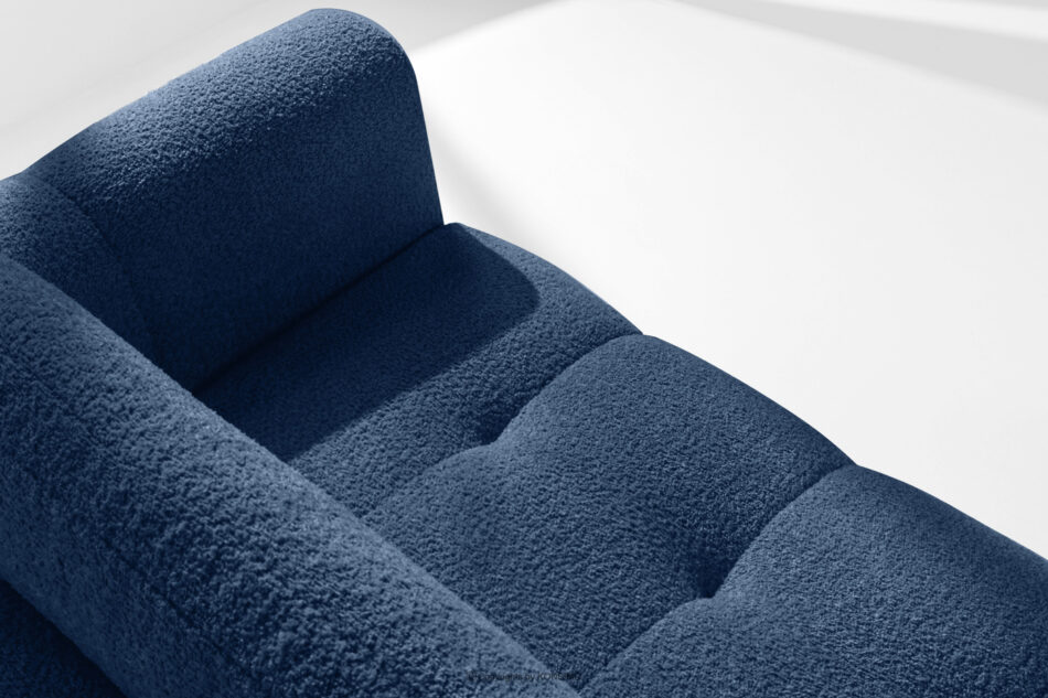 RAVIA Zestaw wypoczynkowy do salonu w stylu japandi boucle granatowy granatowy - zdjęcie 9