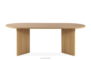 FABER, https://konsimo.pl/kolekcja/faber/ Stół do jadalni w stylu modern dąb jasny dąb jasny - zdjęcie