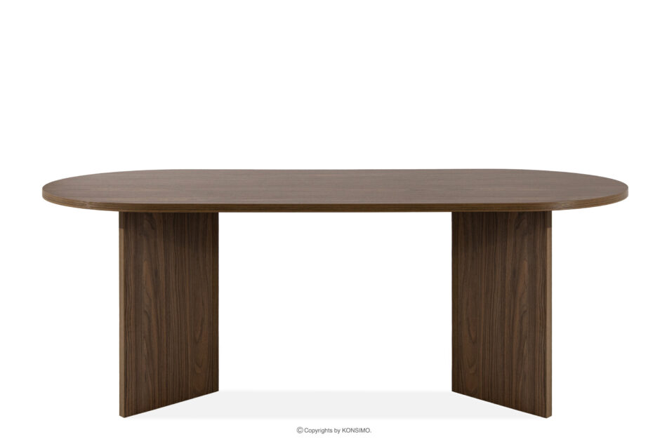 FABER Stół do jadalni w stylu modern orzech ciemny orzech ciemny - zdjęcie 0