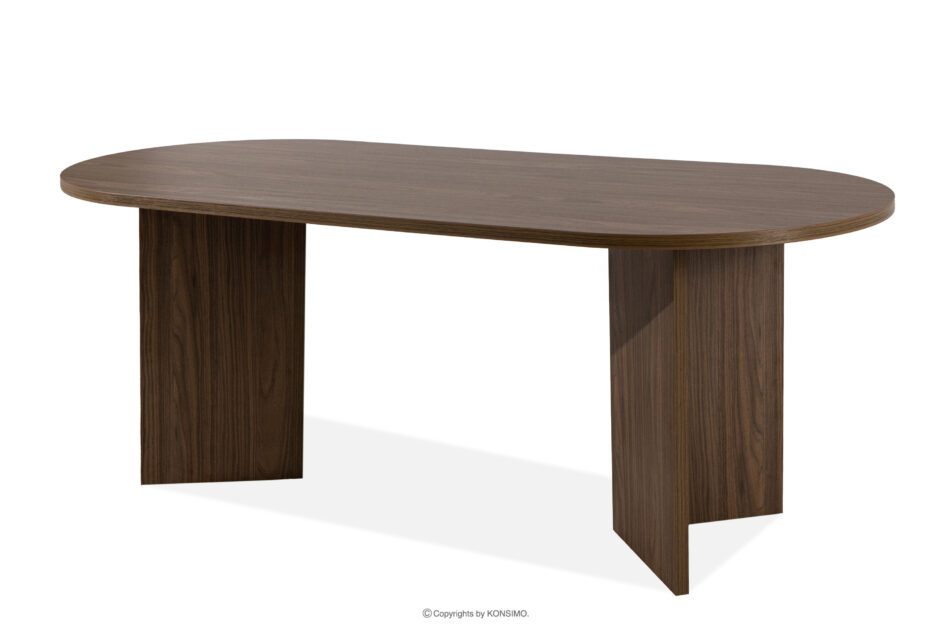 FABER Stół do jadalni w stylu modern orzech ciemny orzech ciemny - zdjęcie 2