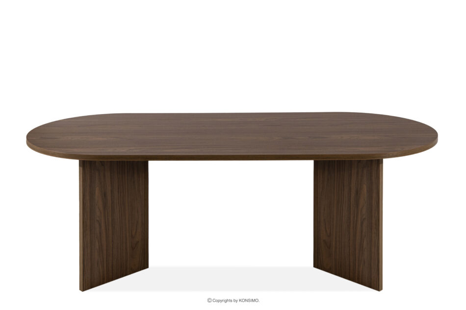 FABER Stół do jadalni w stylu modern orzech ciemny orzech ciemny - zdjęcie 4
