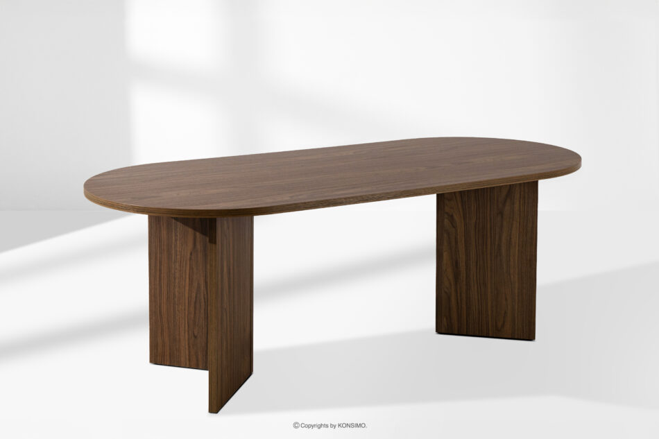 FABER Stół do jadalni w stylu modern orzech ciemny orzech ciemny - zdjęcie 1