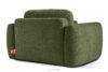 ELOSA Fotel w stylu japońskim w tkaninie boucle oliwkowy oliwkowy - zdjęcie 5