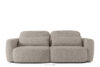Sofa 3 japandi w tkaninie boucle szary