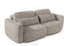 ELOSA Sofa 3 japandi w tkaninie boucle szary szary - zdjęcie 4