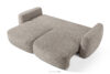 ELOSA Sofa 3 japandi w tkaninie boucle szary szary - zdjęcie 5