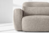 ELOSA Sofa 3 japandi w tkaninie boucle szary szary - zdjęcie 7