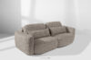 ELOSA Sofa 3 japandi w tkaninie boucle szary szary - zdjęcie 21