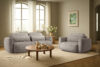 ELOSA Sofa 3 japandi w tkaninie boucle szary szary - zdjęcie 22