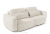 ELOSA Sofa 3 japandi w tkaninie boucle biały biały - zdjęcie 4