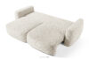 ELOSA Sofa 3 japandi w tkaninie boucle biały biały - zdjęcie 5