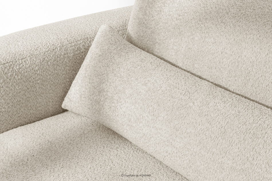 ELOSA Sofa 3 japandi w tkaninie boucle biały biały - zdjęcie 8