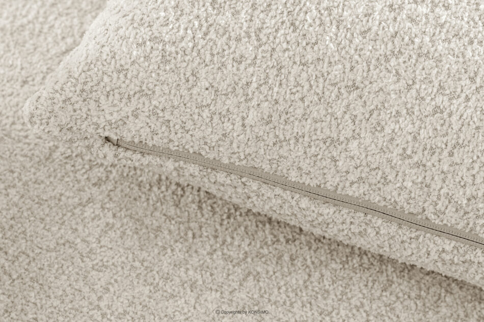 ELOSA Sofa 3 japandi w tkaninie boucle biały biały - zdjęcie 10