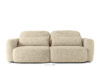 Sofa 3 japandi w tkaninie boucle jasny beżowy