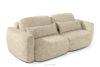 ELOSA Sofa 3 japandi w tkaninie boucle jasny beżowy jasny beżowy - zdjęcie 4