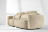 ELOSA Sofa 3 japandi w tkaninie boucle jasny beżowy jasny beżowy - zdjęcie 20
