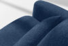 ELOSA Sofa trzyosobowa w stylu japońskim w tkaninie boucle granatowy granatowy - zdjęcie 12