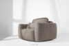ELOSA Sofa i fotel japandi w tkaninie boucle szary szary - zdjęcie 29